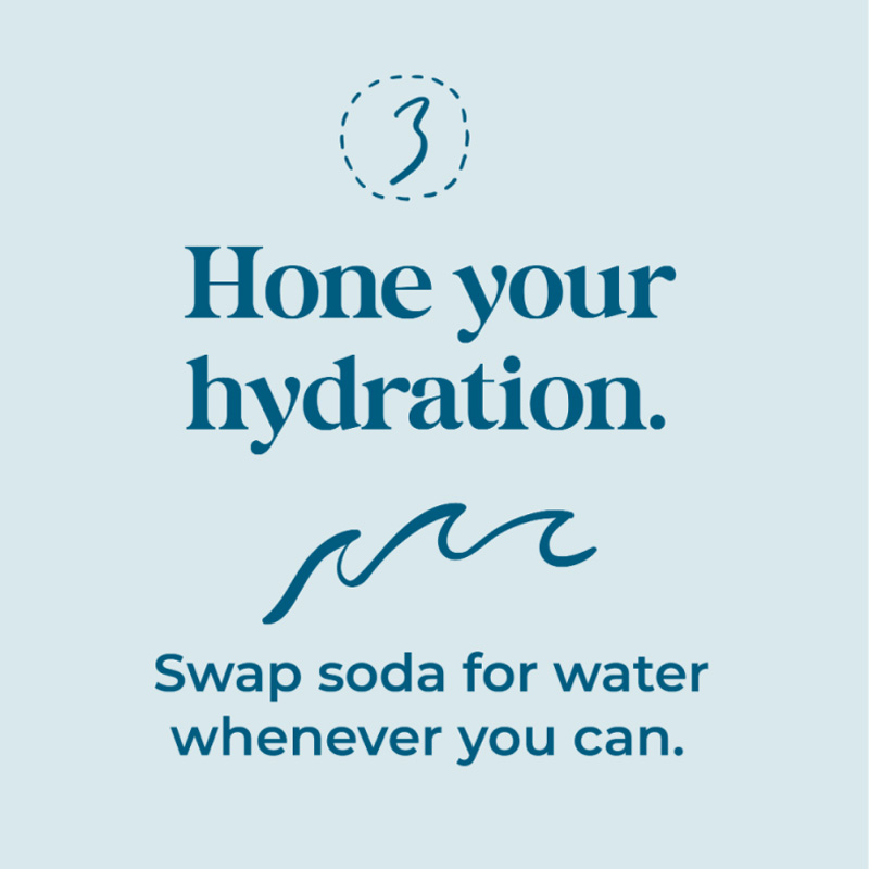 image. that says hone your hydration